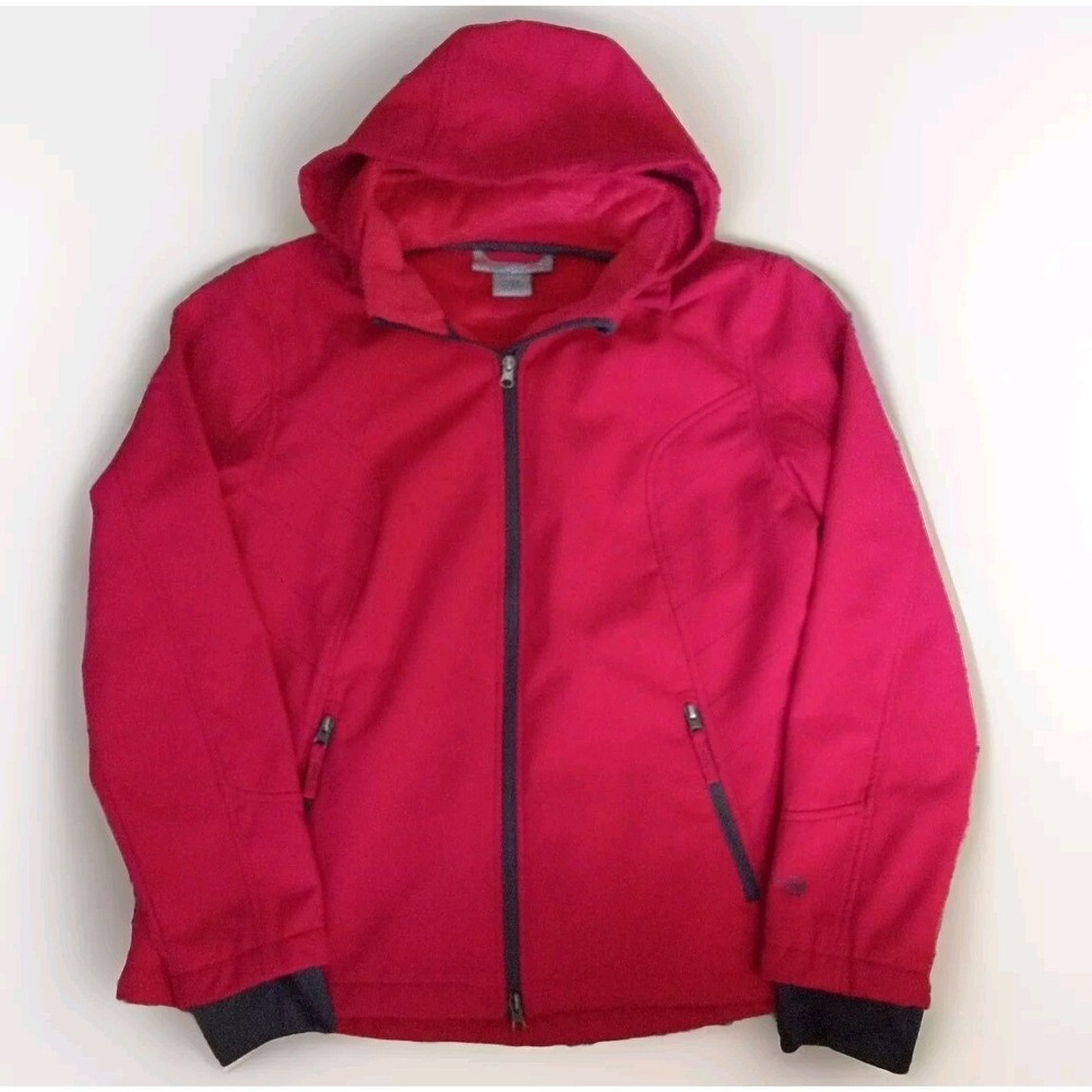 Free Country Women's Jacket Fleece Lined Pink Full Zip Pockets Size X-Large XL